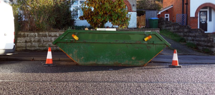 How long can I leave a skip on the road?